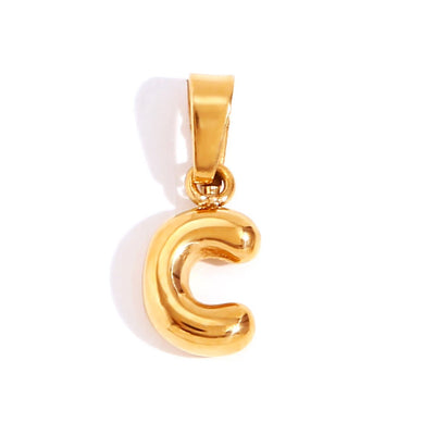 Mini Bubble Initial Necklace – Calico